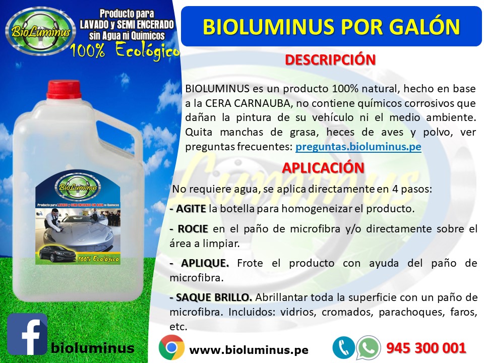 BIOLUMINUS Cero Agua